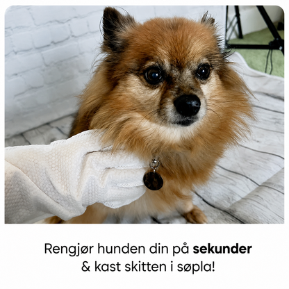 Rengjøringshansker for hund og katt