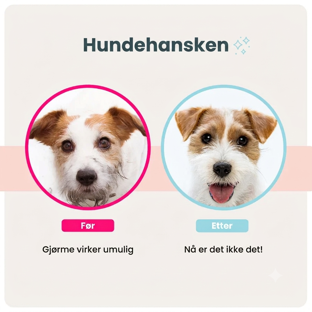 Rengjøringshansker for hund og katt