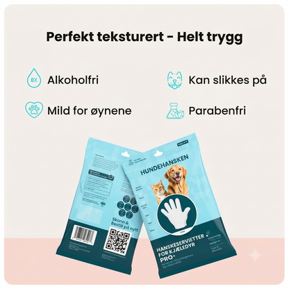 Rengjøringshansker for hund og katt